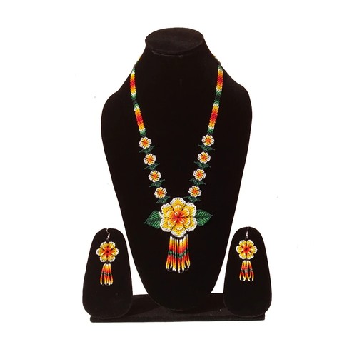 Handmade seed bead necklace - handmade,